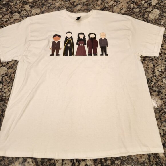 What We Do In The Shadows White Graphic T-Shirt - Picture 1 of 5